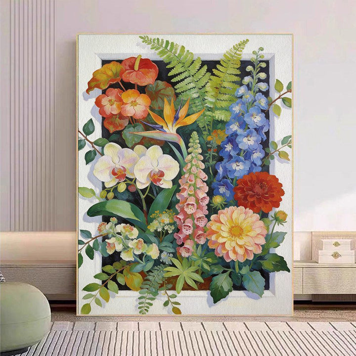 Floral Botanical Canvas Art Print Kalsten