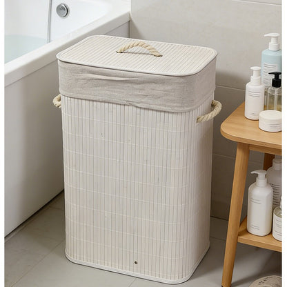 Laundry basket with lid and handle Acalora
