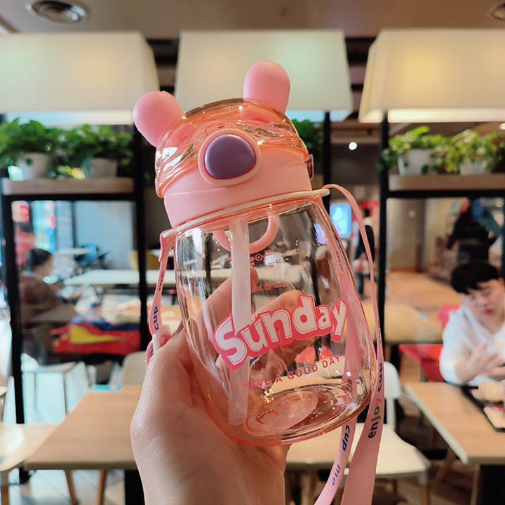 Women's Playful Water Bottle with Animal Ears Kalsten