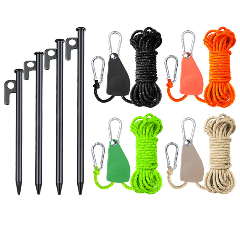 Pull rope with carabiner and tent ring Kalsten