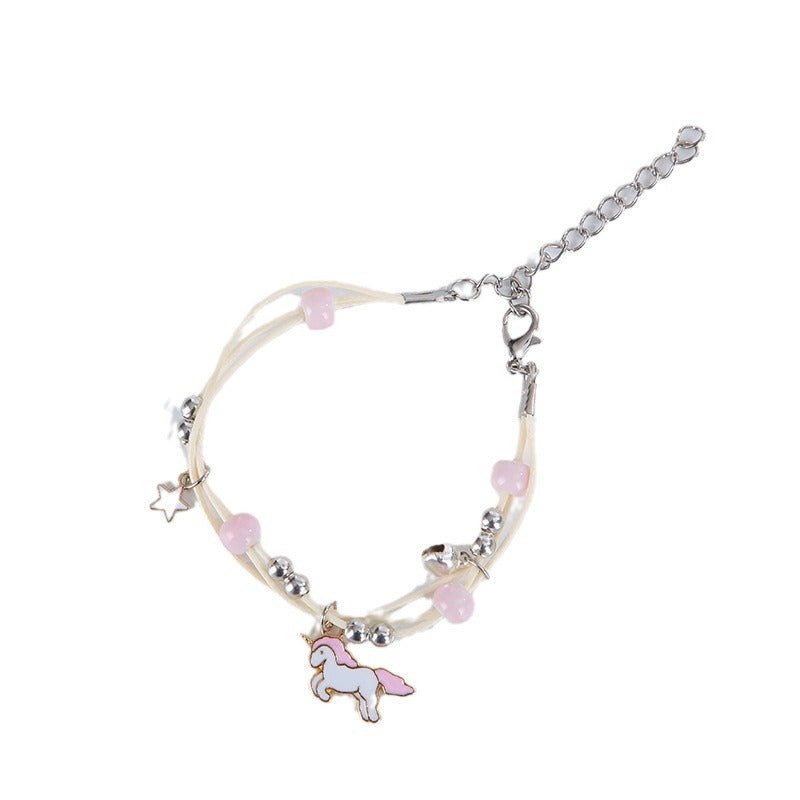 Elegant Unicorn Charm Bracelet Kalsten
