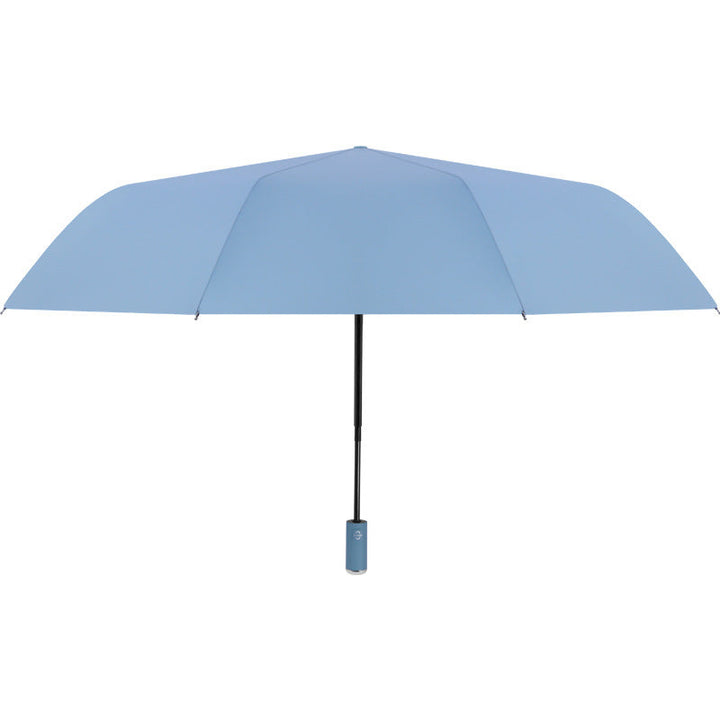Women's Automatic Portable Umbrella with Ergonomic Handle and Reflective Safety Edge