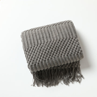 Unisex Stylish Textured Throw Blanket