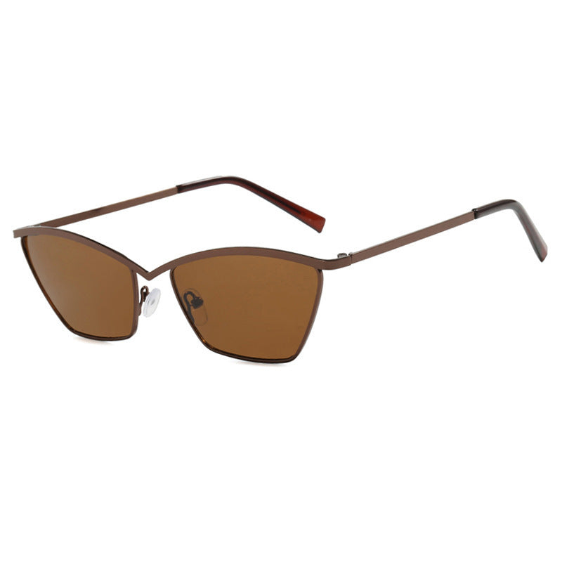 Women's fashionable Cat-Eye sunglasses with elegant metal frame Kalsten