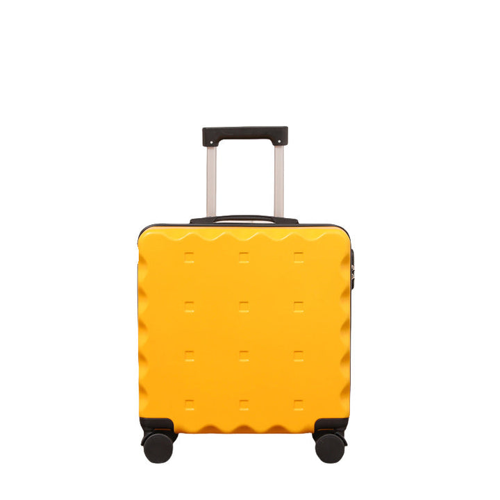 Unisex Compact Hard-Shell Rolling Suitcase with Cup Holder Kalsten