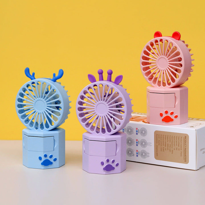 Unisex Portable Mini Fan with Animal Ears and USB Connection Kalsten