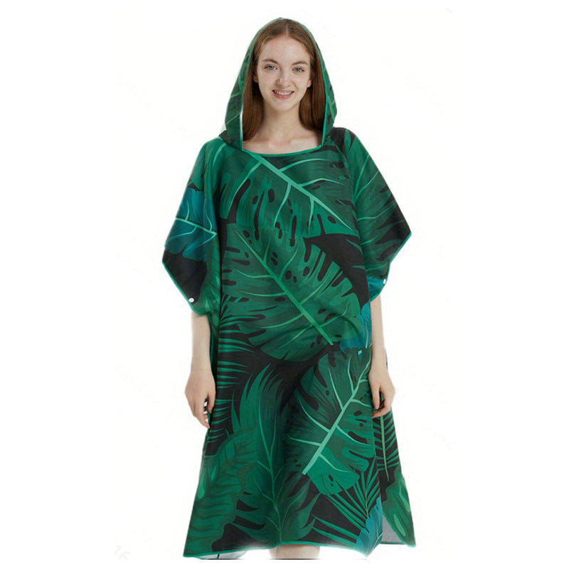 Women colorful bath tunnel with hood Kalsten