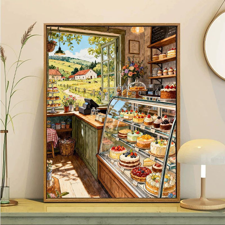 Bakery-Themed Decorative Canvas Art Kalsten