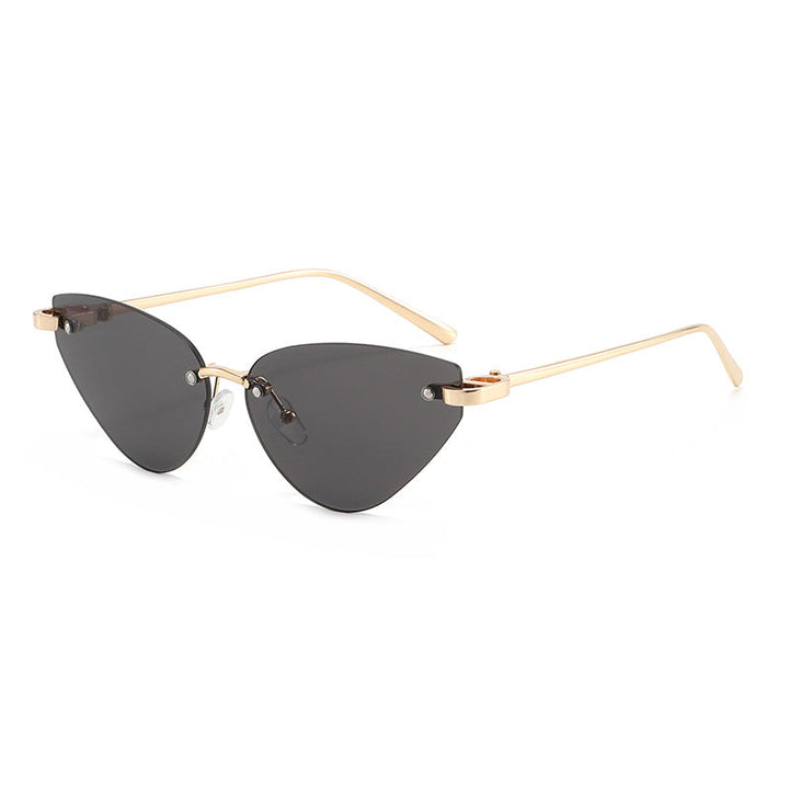 Women elegant Cat-Eye sunglasses with ultra-light metal frame Kalsten