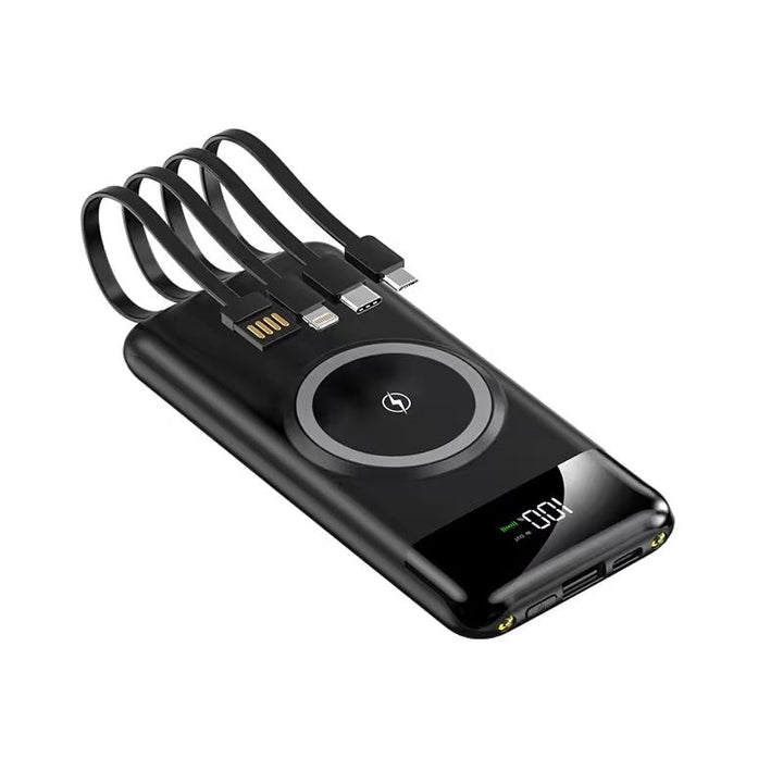 Portable power bank with wireless charging function and multifunction cable Kalsten