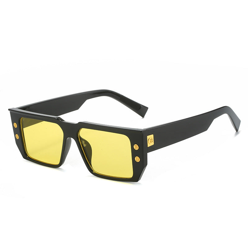 Women's fashionable clear glasses with golden accents Kalsten