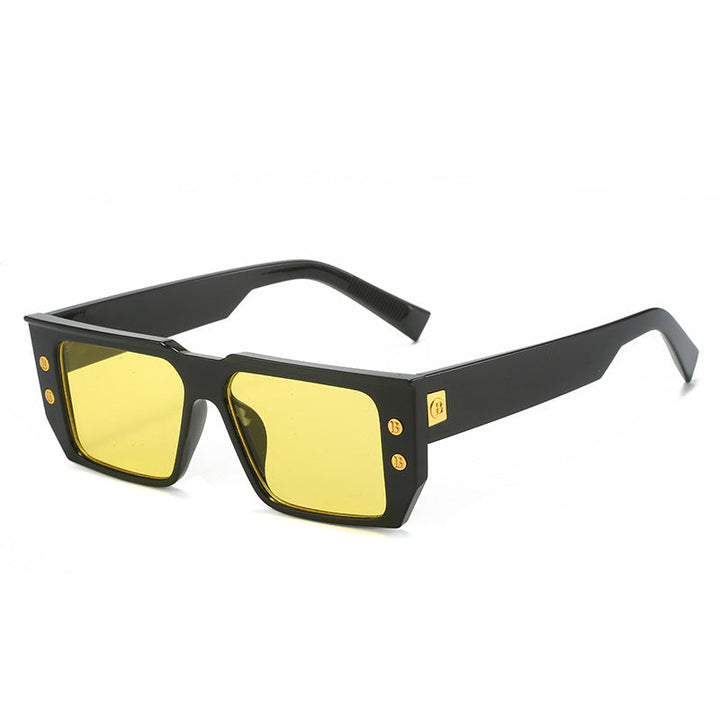 Women's fashionable clear glasses with golden accents Kalsten
