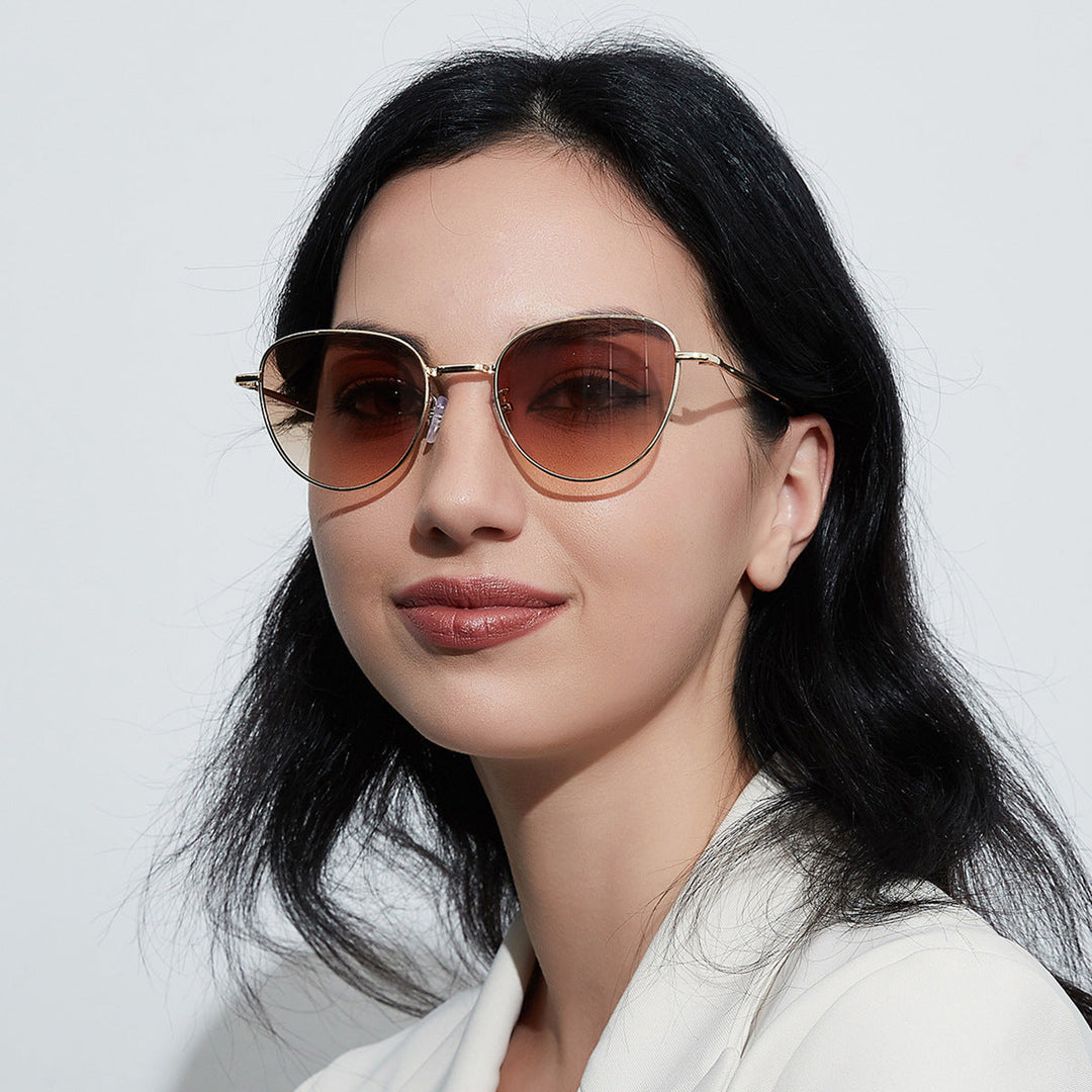Women’s fashionable sunglasses with delicate metal frame Kalsten
