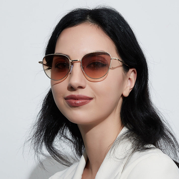 Women’s fashionable sunglasses with delicate metal frame Kalsten
