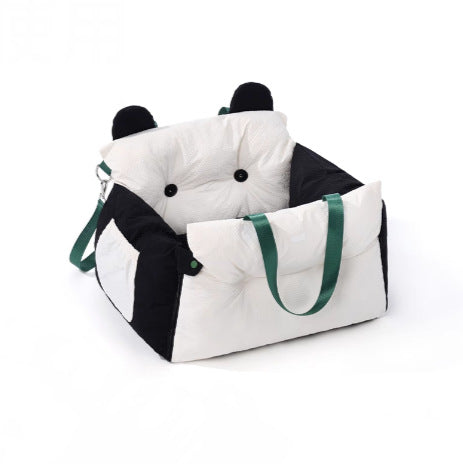 Panda-Themed Cozy Pet Carrier Dog Bed