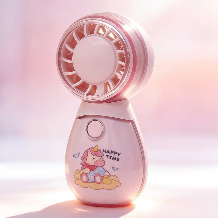 Creative Cartoon Design Handheld Fan Kalsten