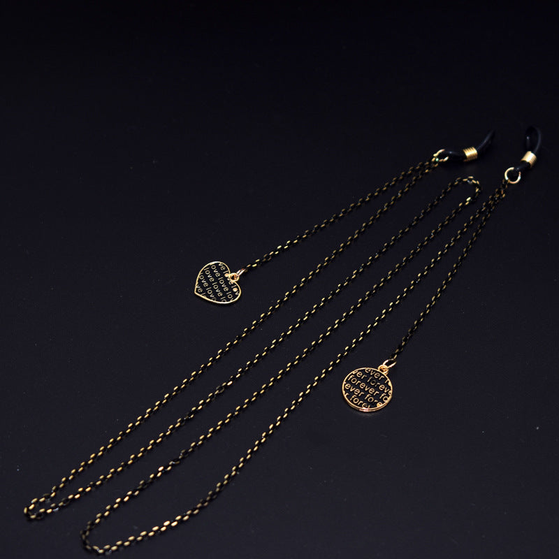 Elegant Heart Pendant Eyewear Chain Kalsten