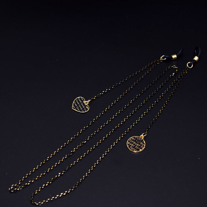 Elegant Heart Pendant Eyewear Chain Kalsten