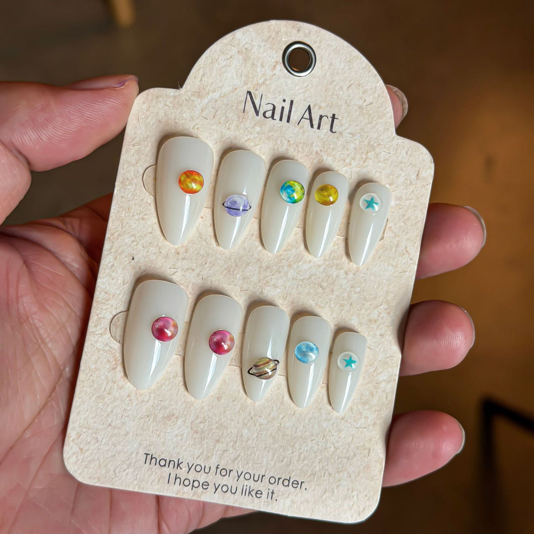 Artistic Press-On Nail Art Set Kalsten