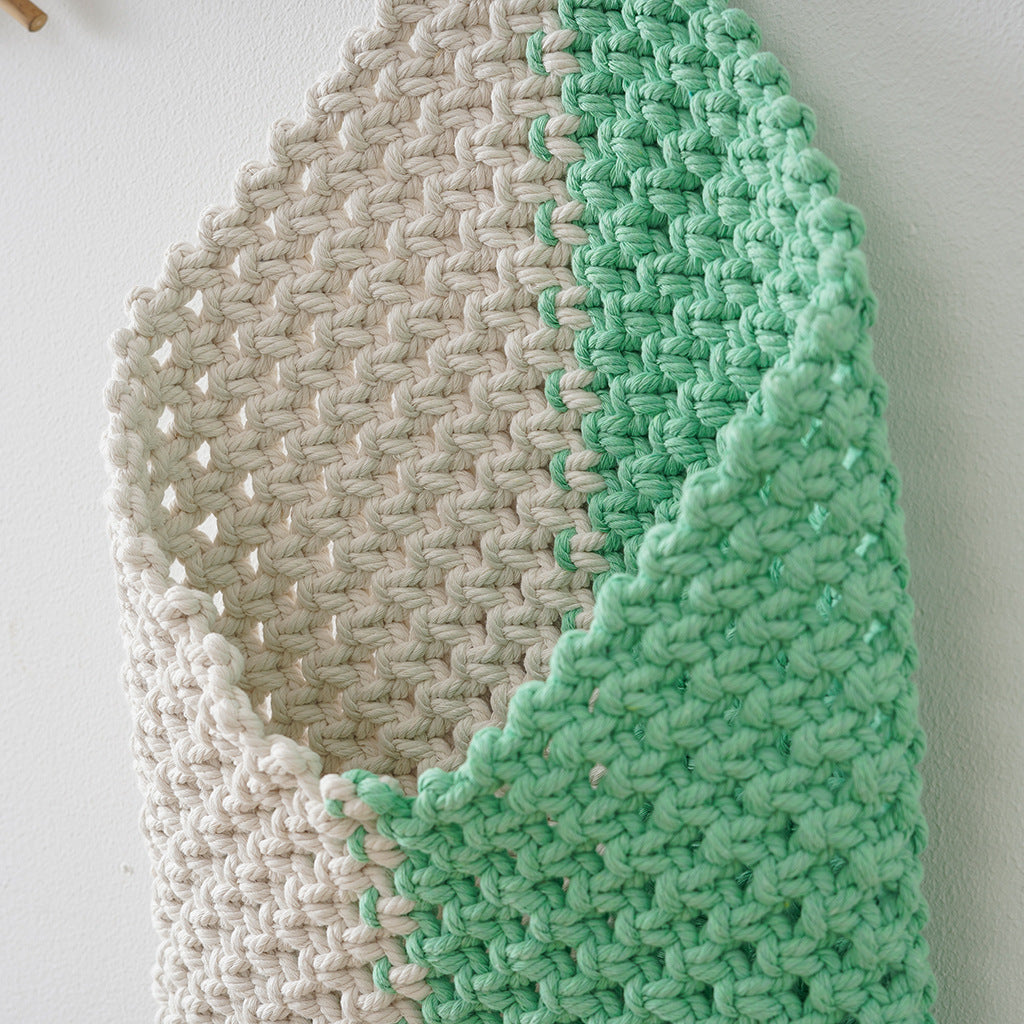 Decorative Macrame Wall Pocket Acalora