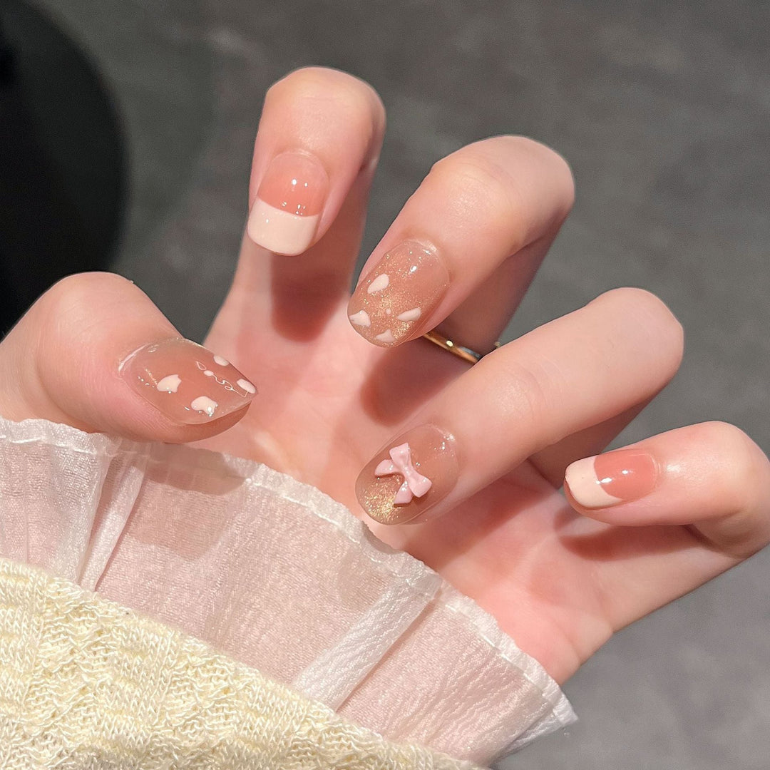 Elegant Nail Art Extensions with Pearl Accents Kalsten