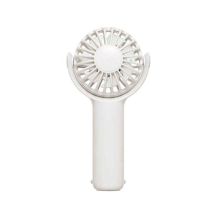 Women portable handheld fan with ergonomic grip and USB charging Kalsten