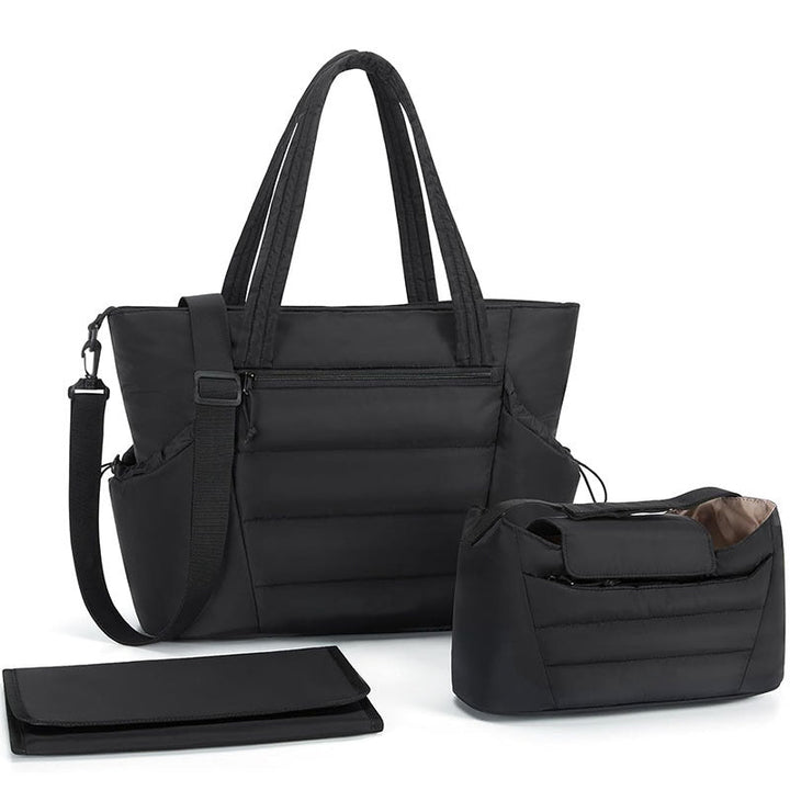 Polyurethane handbag with removable organizer Kalsten