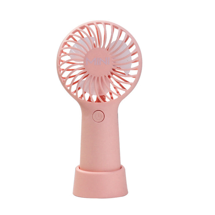 Ladies portable hand fan with ergonomic design and USB charging function Kalsten