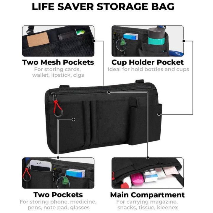 Multifunctional Organizer Bag with Multiple Compartments Kalsten