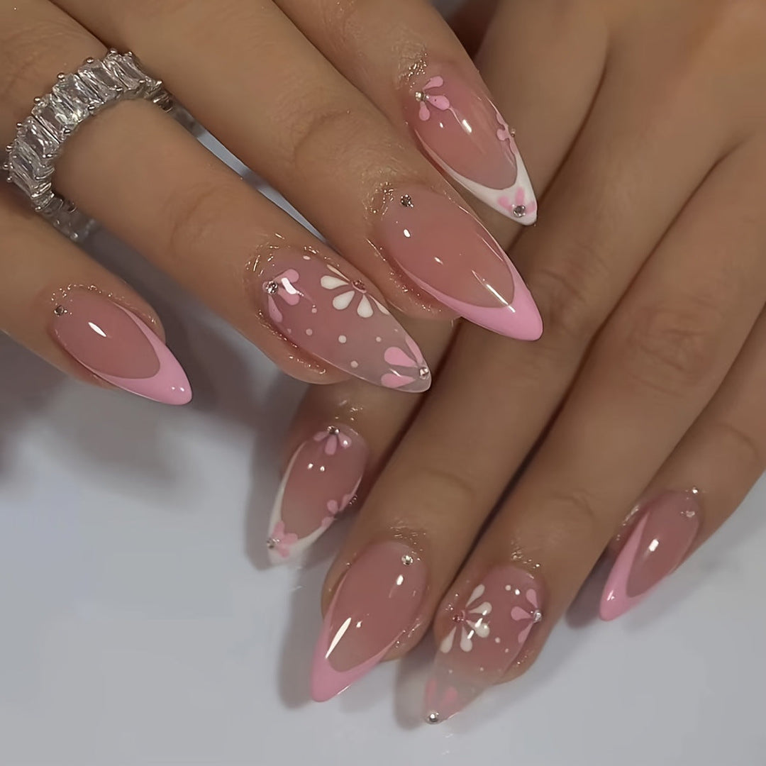 Floral Art Acrylic Nail Set Kalsten