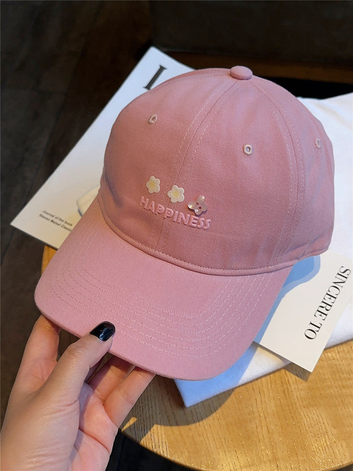 Women's Embroidered Happiness Baseball Cap Kalsten