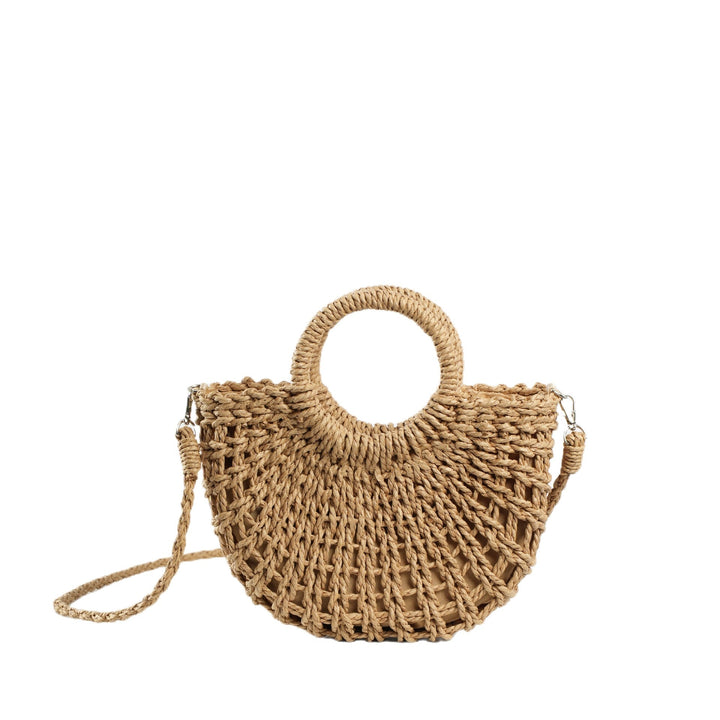 Beef Bast Handbag with Structured Design Kalsten