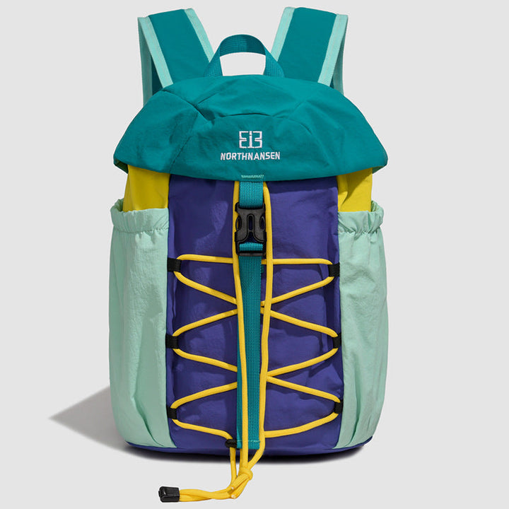 Unisex nan lighter urban outdoor backpack with elastic front tension cord and side elastic pockets Kalsten