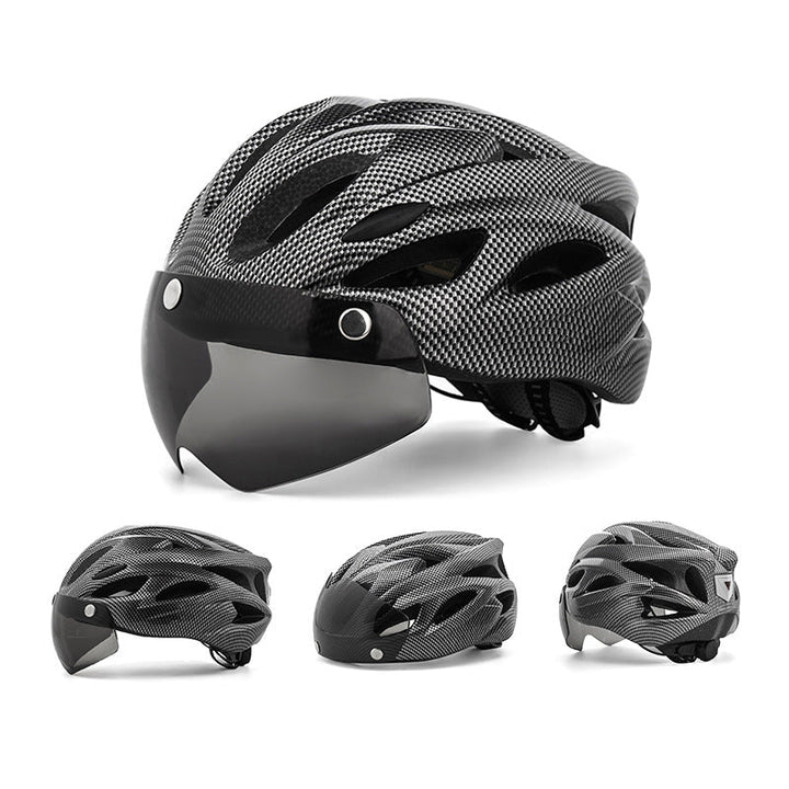Aerodynamic Cycling Helmet with Integrated Visor Kalsten