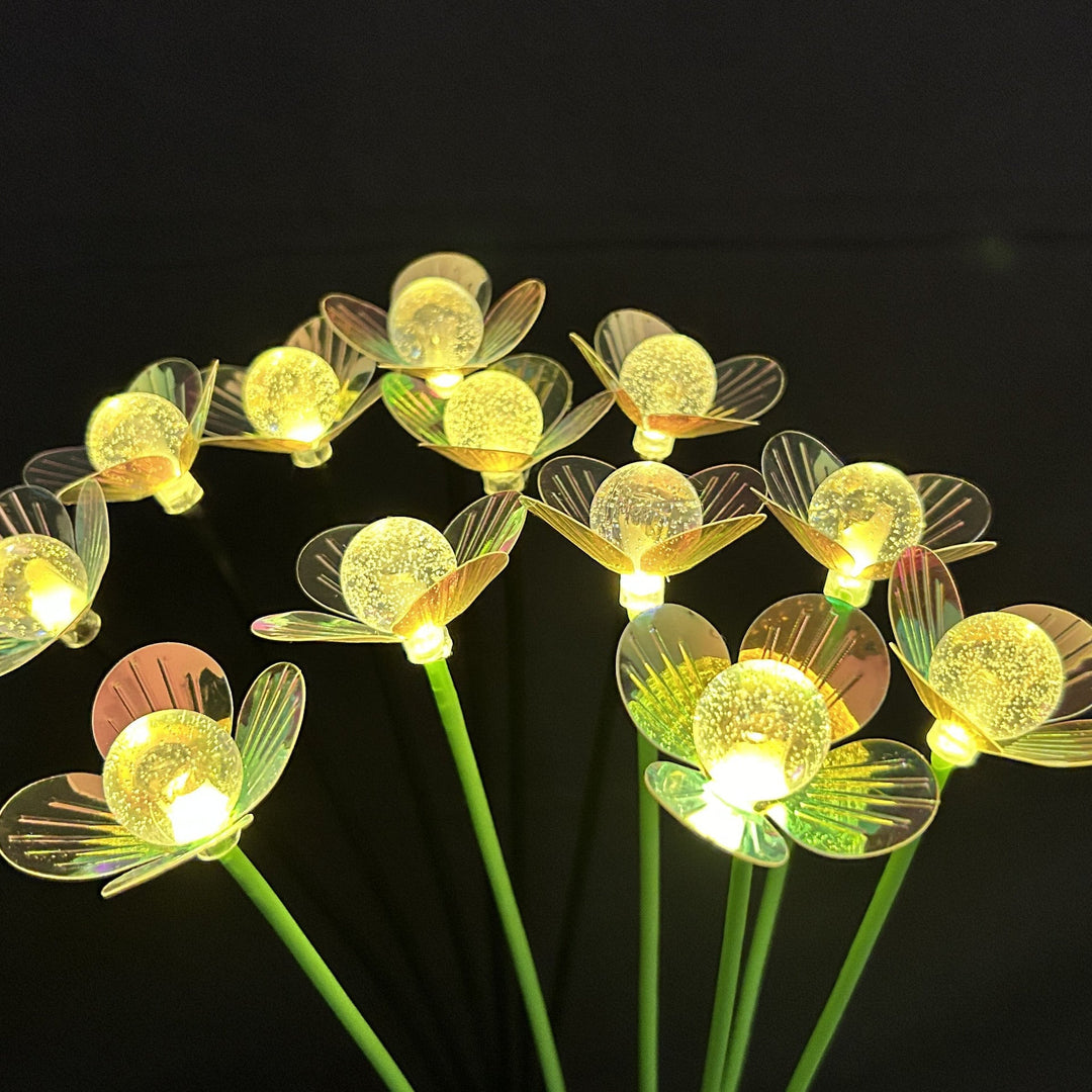 Decorative LED Fiber Optic Flower Stakes Bouquet Kalsten