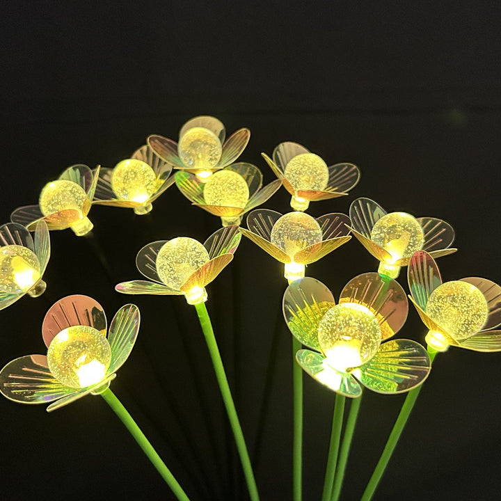 Decorative LED Fiber Optic Flower Stakes Bouquet Kalsten