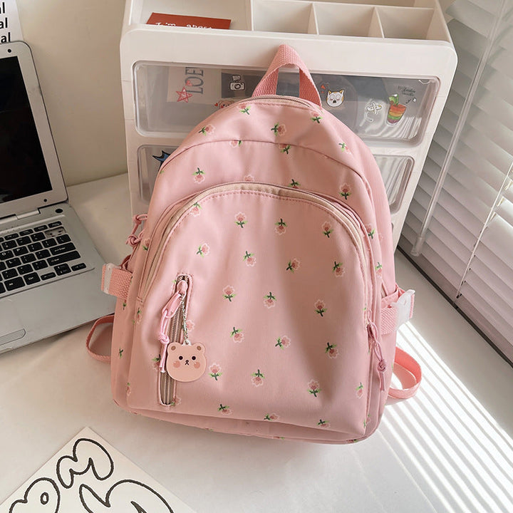 Floral Printed Casual School Backpack