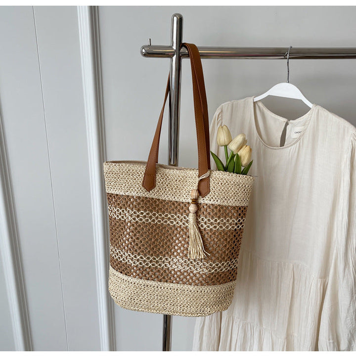 Handbag with Rustic Wave Design Kalsten