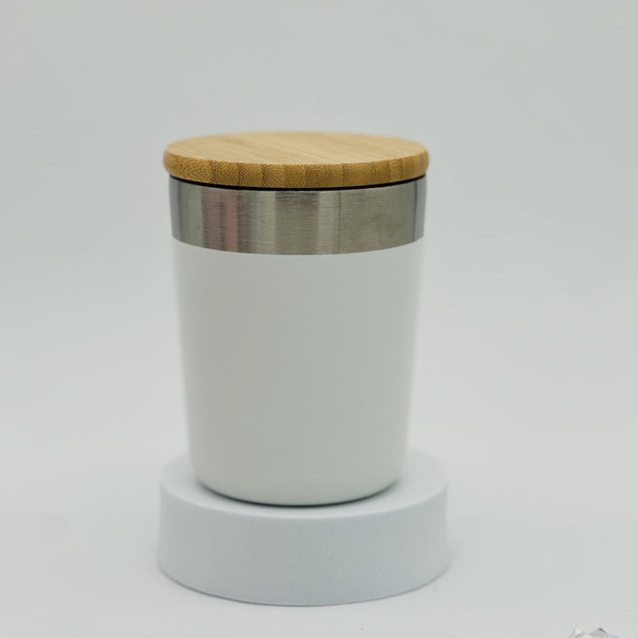 Ladies elegant sustainable insulated cup with bamboo lid Kalsten