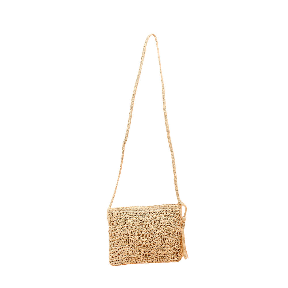 Handcrafted Crossbody Bag Made of Natural Material Kalsten