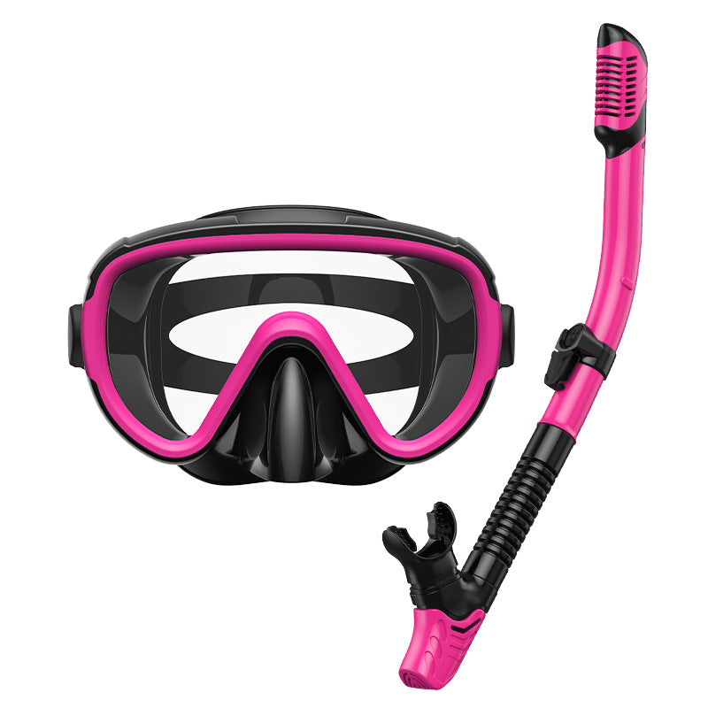 Premium dive mask with anti-fog function and flexible breathing tube Kalsten