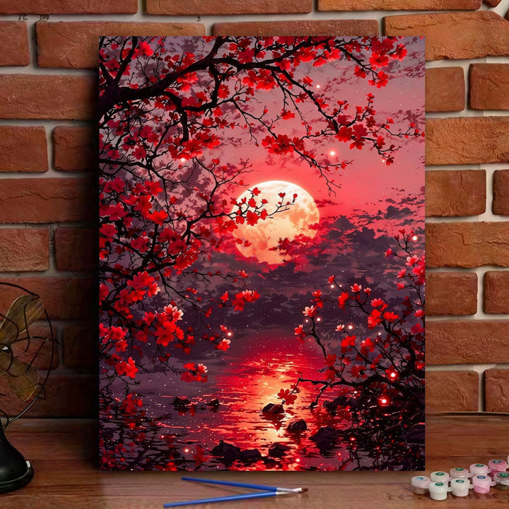 Romantic Blossom Landscape Canvas Art Kit Kalsten