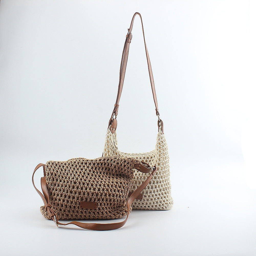 Handcrafted bucket crossbody bag Kalsten