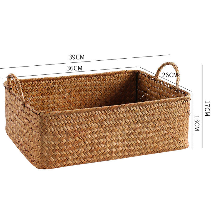 Handwoven Natural Storage Basket Kalsten