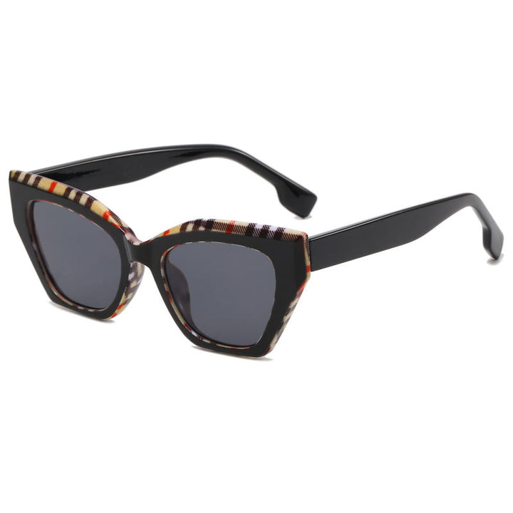 Women’s asymmetrical oversized sunglasses with trendy frame Kalsten