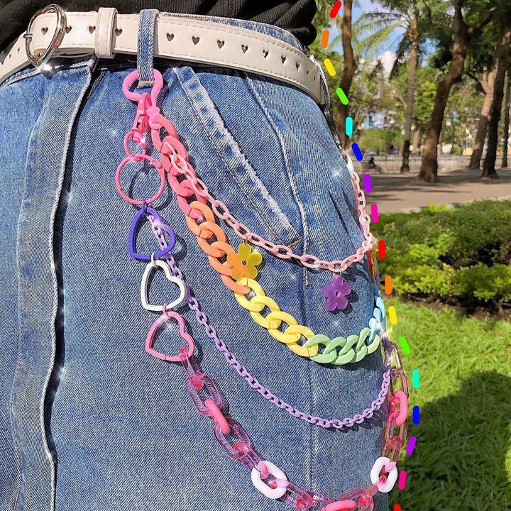 Fashionable keychain with heart design Kalsten
