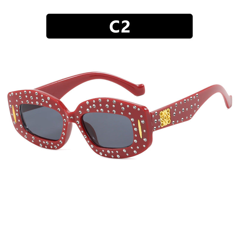 Women's fashionable sunglasses with glamorous rhinestone embellishment Kalsten