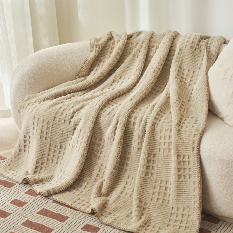 Textured Cozy Blanket Kalsten