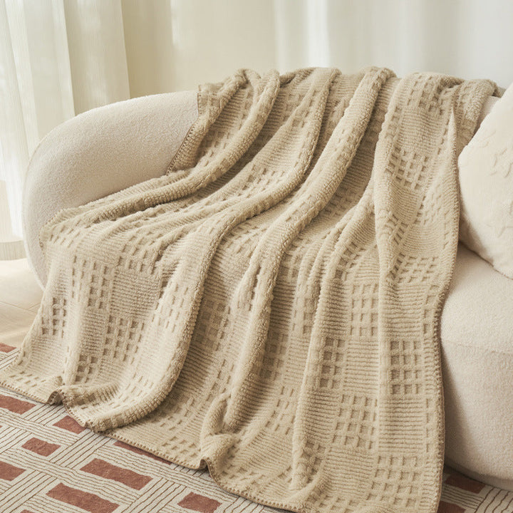 Textured Cozy Blanket Kalsten