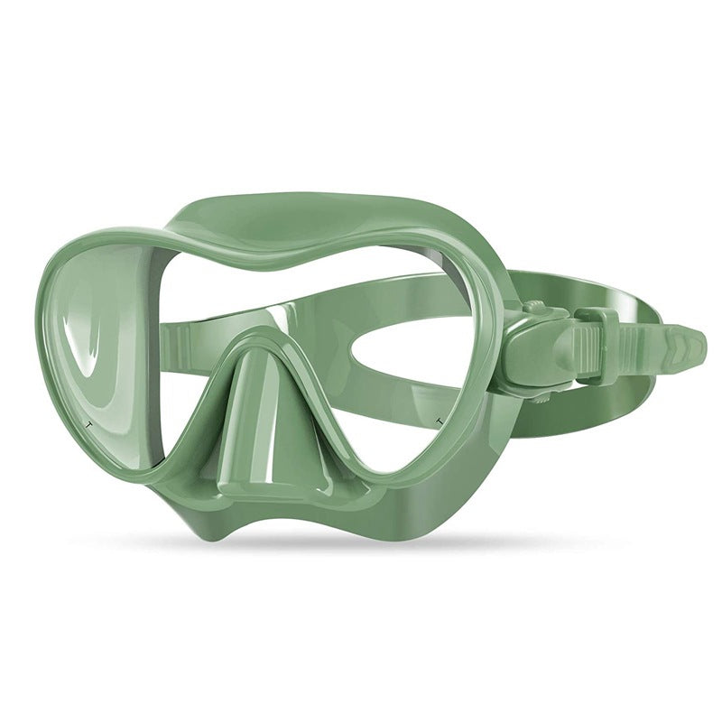 Diving mask with flexible silicone edge and clear field of vision Kalsten